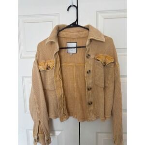 Collection B Tan Cropped Jacket